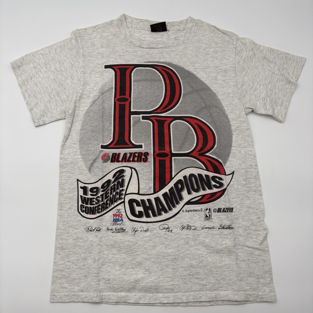 Changes 1992 Portland Trail Blazers Western Conference Champions T-Shirt Size M